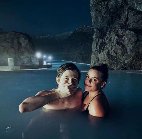 Philip Alan Walker's son, Alan Walker with his girlfriend, Viivi Niemi